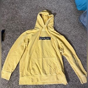 American Eagle yellow hoodie